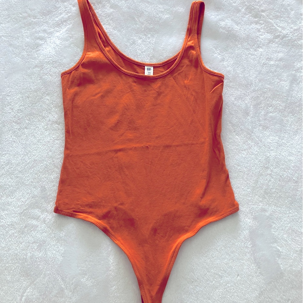 BP Nordstroms burnt orange bodysuit